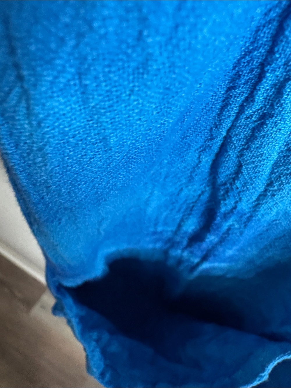 Oh My Gauze! Electric Blue V-Neck Tunic - Picture 6 of 8